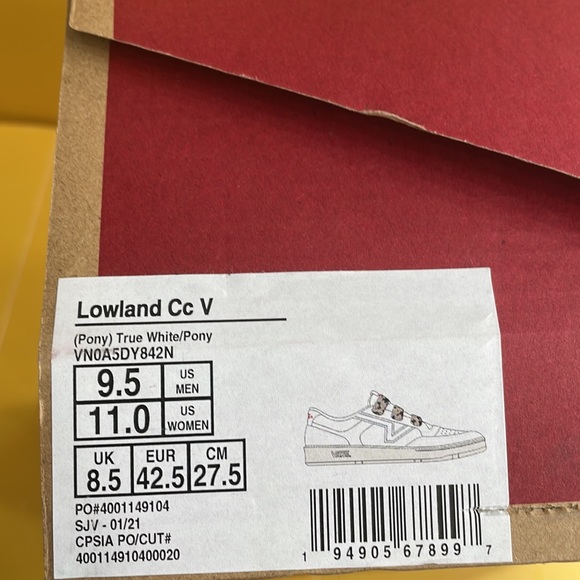 Vans Pony (true white/ pony) Velcro straps - Picture 11 of 11